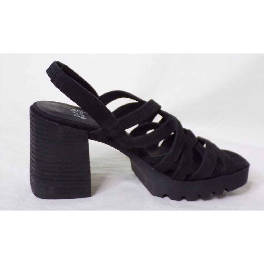 🆕 EILEEN FISHER Tally Strappy Platform Sandal Shoe Black 7 - Picture 10 of 14